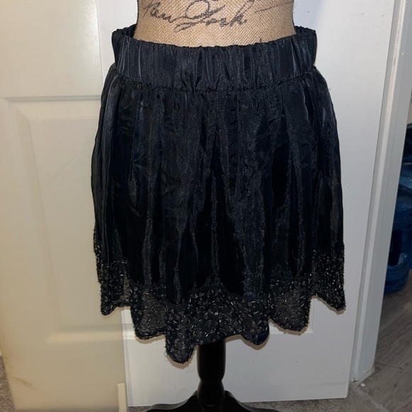 Kimchi Blue Sequence Tulle Skirt- Black - Picture 5 of 6